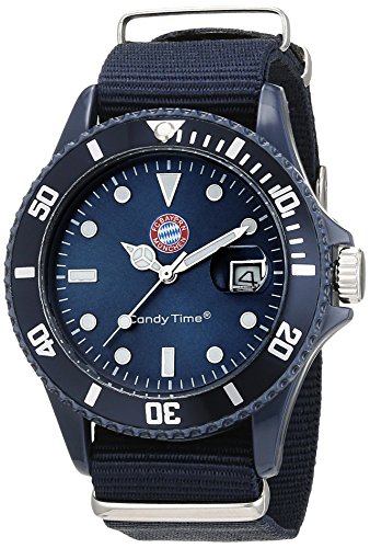 MADISON NEW YORK Unisex Uhr Candy Time for FC Bayern Mnchen Sailor Navy Onesize MADISON NEW YORK Unisex Uhr Candy Time for FC Bayern Mnchen Sailor Navy Onesize