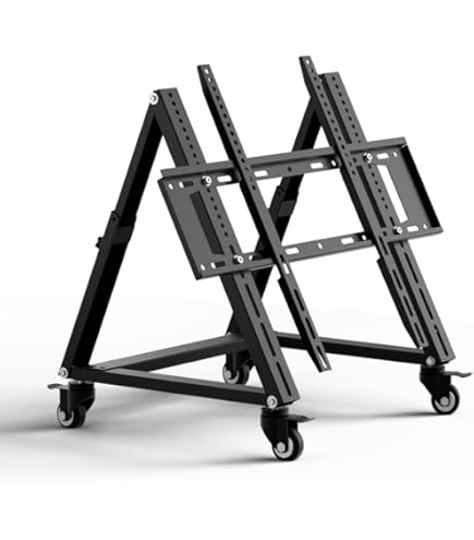 BONTEC Support TV sur Pied Pivotant Universel pour Télévision de 17 à