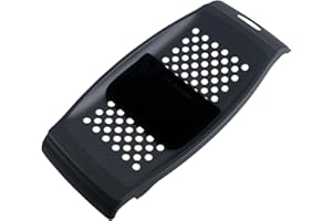 Fackelmann 45443 Plaque à spätzle, râpe à spaetzles maison, râpe pour spätzles avec raclette, Plastique, Noir, 31,5 x 15 x 2,5 cm