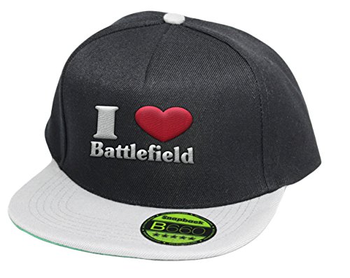 Preisvergleich Produktbild I LOVE Battlefield, Snapback Cap, 5 Panel / Blackgrey
