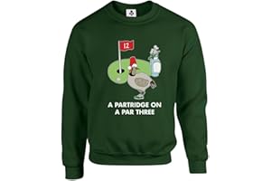 New Spirit Original Partridge On A Par Three Xmas Christmas Unisex Funny Adults Sweatshirt Jumper