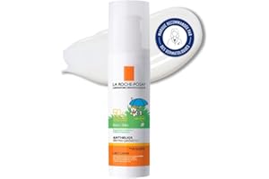 La Roche-Posay, Anthelios Dermo-Pediatrics, Crème Solaire en Lait Hydratant, SPF50+, Hydrate & Protège, Sans Parfum, Pour Bébés et Nourrissons, 50 ml