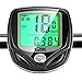 Produktbild GiBot Fahrradcomputer Kabellos Drahtloser Wasserdichter Radcomputer mit Stoppuhr,16 Funktionen Geschwindigkeit Fahrradtacho,Radcomputer Tacho,Tachometer,Hintergrundbeleuchtung LCD Display (Schwarz).