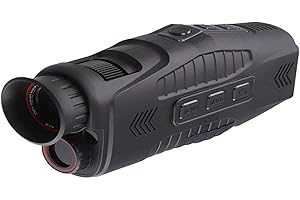 TONIXY Lunette de vision nocturne, appareil de vision nocturne infrarouge monoculaire avec résolution 1080p, zoom numérique, 800 m, distance de visualisation complète dans l'obscurité, compact