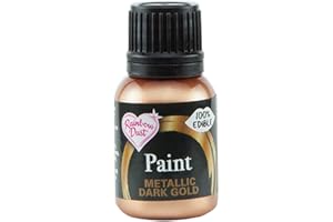 Rainbow Dust Métallique Colorant Alimentaire Peinture Comestible Pour Décoration de Gâteau - Or Foncé