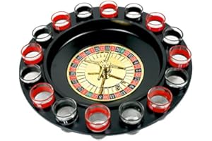 E-FAST & BAR@DRINKSTUFF Spin N Shot Roulette Drinking Game | bar@drinkstuff Roulette Wheel Drinking Game, 16 Shot Roulette Drinking Game, Casino Roulette Wheel