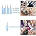 Ejiubas 5 Pcs 2 Way Silicone Carving Tool Manicure Dotting Pen Marbleizing Tool Clay Sculpting Painting Tools Set