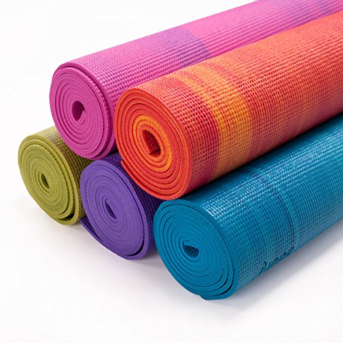 Yogamatte GANGES, Allround-Matte für Yoga, Gymnastik & Pilates mit guter Dämpfung, griffig und rutschfest in 5 bunten Farben - 3