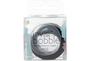 invisibobble Clicky BUN Pretzel Brown Hair Bun Without Bun Donut