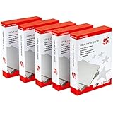 5 Star Office Value Copier Paper Multifunctional Ream-Wrapped 75gsm A4 White - 1 box containing 5 Reams of 500 sheets