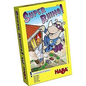 HABA 302273 – Rhino Hero, Juego Infantil de Mesa de Habilidad. Más 5 años