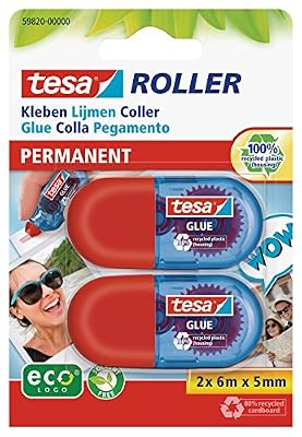 tesa 59820 - Pack de 2 mini rollers de colle