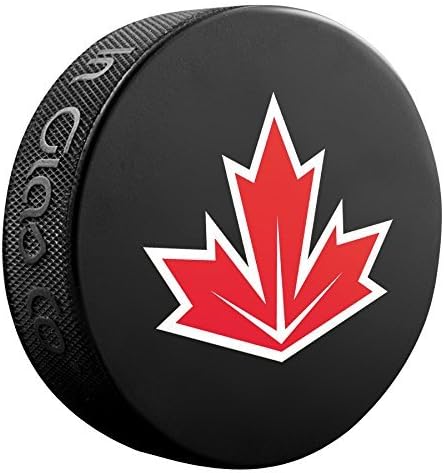 2016 World Cup of Hockey Team Canada Logo Souvenir Puck by Sherwood Innovations