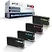 Produktbild 4x kompatible Tintenpatronen für Epson Workforce Pro WF5100 Series WF5110DW WF5190DW XL T 7891 T 7892 T 7893 T 7894 Schwarz - Black Cyan Magenta Yellow - Eco Pro Serie