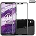 Produktbild Voviqi Motorola one Panzerglas, Hüllenfreundlich Vollständige Abdeckung Schutzfolie gehärtetem Glas Folie Blasenfrei Volle Abdeckung Displayschutzfolie für Motorola one (Schwarz)