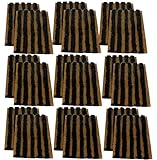 Longitud: 10cm AERZETIX: Juego de 90 mechas 6mm 10cm Negro para Kit de reparacion de neumaticos C40657