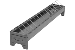 HEMEL Futtertrog für Hühner, Puten und Gänse - 75 x 13 cm
