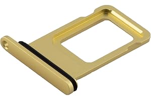 ICONIGON Ersatz für iPhone 11 SIM-Kartenhalter inkl. Dichtung (Gelb)