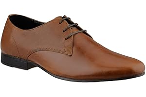 SURRIPA Mens Derby Lace Up Faux Leather Oxford Dress Shoes for Business, Office, Work