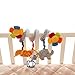 Chinatera Baby Music Bed Hanging & Cribs Decorations Elepahant Lion with Mirror and Bell