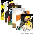 POSTER WALLAH Dhoni Poster for Home Office and Student Room Wall | Aesthetic Poster | Wall Decor (12x8 Inch) Set of 6 Pieces