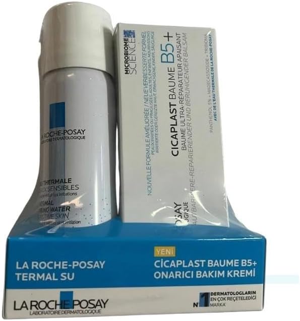La Roche-Posay Cicaplast Baume B5+ Bakım Kremi 40ml & Eau Thermale Water 50ml Termal Su Hediyeli Bakım Seti