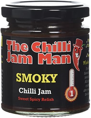 The Chilli Jam Man Heat-1 Smokey Chilli Jam Jar 200 g