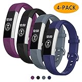 Vitty for Fitbit Alta/Alta HR Wrist Straps for Women and Men, Fitbit Alta/Alta Bands Adjustable Replacement Silicone Sport Wristband for Fitbit Alta/Alta HR，Large（6.7