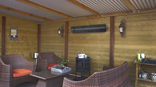 Eurom Terrassenstrahler Heizstrahler 1,8 kW – Kein Leuchten und somit Wärme + keine Mücken - 5