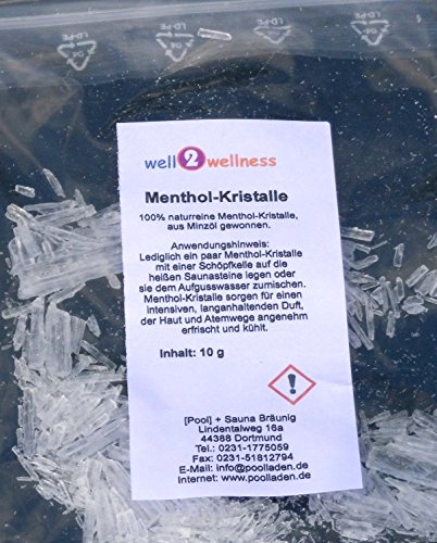 Saunaaufguss Set 4 x 125 ml – Eukalyptus, Latschenkiefer, Minze, Finnischer Winter + gratis 10g Mentholkristalle - 3