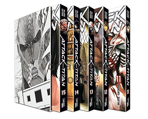 Attack On Titan Bande 11 15 Im Sammelschuber Mit Extra Buy Online In Antigua And Barbuda At Antigua Desertcart Com Productid 64192876
