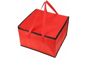 SPORTARC Borsa Termica Per Pizza Con Grande Capacità, Sacchetto Isolato Per Pizza Borsa Frigo Pieghevole Portatile Per Campeggio All'aperto E Stoccaggio Di Picnic 44 * 44 * 24 Cm
