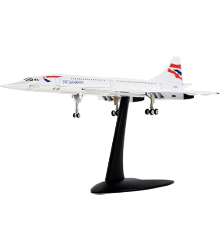 Liseng 1/200 Concorde Supersonic Passenger Airplane Air British Liseng 1/200 Concorde Supersonic Passenger Airplane Air British