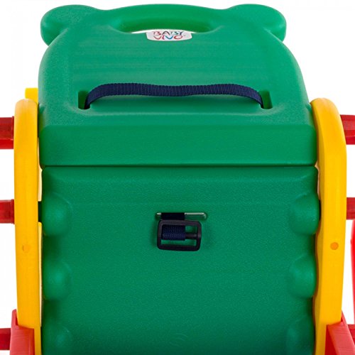 Baby Vivo Kids Swing Playground Children Play Area Garden with Double Swing for Outdoor and Indoor Zoo made of Plastic