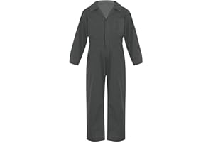 Doomiva Kinder langarm Overall Jungen Karneval Faschingskotüm Arbeitsoverall Jumpsuit Kuschelig Jogger Trainingsanzug Einteiler Body Langarm Arbeitskombi