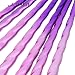 Fashion Base® 7Pcs Purple Pink Gradient Makeup Brushes Set Rainbow Glitter Unicorn Handle Cosmetic Eyeshadow Eyebrow Eyeliner Blending Brush Beauty Tools Kits