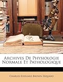 Image de Archives de Physiologie Normale Et Pathologique