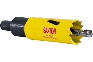 SAXTON BLADES Saxton HSS Hole Saw Cutter M42 Bi-Metal 8% Cobalt Heavy Duty + Arbor (14mm – 230mm) (25mm + Arbor)
