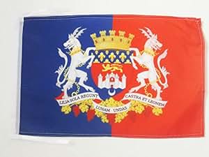 AZ FLAG Flagge Bordeaux Mit Waffen - 150x90 Cm Fahne Aus 100D Polyester