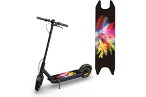 EMIIF Adhesivo de papel de lija para pedal de patinete en PVC para Ninebot MAX G30, fuerte adherencia y antideslizante (Aloof)