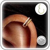 ADRAMATA 2 Stks G23 Titanium Labret Piercing Sieraden Medusa Neusstud Oorbellen Kraakbeen Studs Zilver Goud Tragus Helix