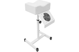 Wulimasun Pedikyrstol, pedikyrstol, justerbar nagelstol, fristående spa-fotmassagestol, 22,05 kg, med rengöringsfläkt, för pedikyr, manikyr, spa