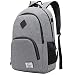 Produktbild XHHWZB Reise-Laptop-Rucksack, Berufsgeschäfts-Rucksack-Tasche mit USB-Ladeanschluss, dünne Leichte Laptop-Tasche, Wasserdichter Schulrucksack für Frauen-Männer (Farbe : Gray)