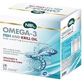 NBL Omega3 Fish/Krill Oil Teg 100 Kaps&uuml;l Gıda Takviyesi