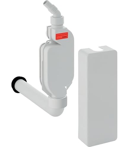 Alcadrain Sifoni - Sifone Per Lavabo Diametro 40 Mm Con Dado E Raccordo Per Troppopieno A43P - 5