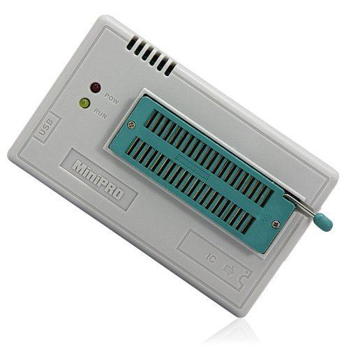 WINGONEER TL866CS universal USB MiniPro EEPROM FLASH BIOS programador AVR GAL PIC SPI Con 7pcs Adaptadores y extractor de CI Compatible con Windows 10