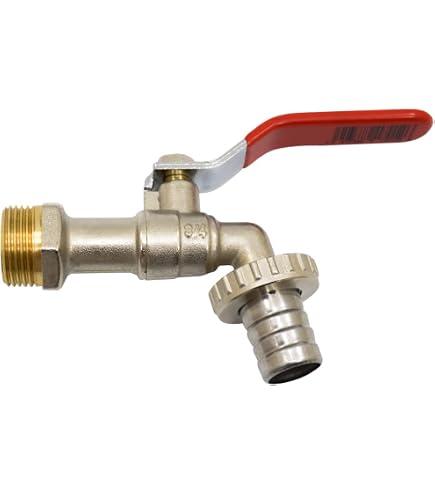 Meister Rubinetto A Sfera In Ottone Con Attacco Per Tubo Da Giardino: Filetto 3/4", Per Barili D'Acqua Piovana E Irrigazione - 2