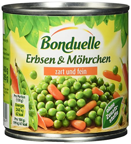 Bonduelle Erbsen mit Möhrchen zart und fein, 400 g