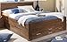 Produktbild Rauch Bett mit 6 Schubkästen Eiche Stirling 140 x 200 cm Schubladenbett Funktionsbett