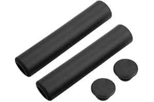 Manopole manubrio Outbit Bike - 1 paio antiscivolo antiurto Manopole manubrio bici Impugnatura bici in silicone con tappi terminali per MTB, Stunt Scooter, Bicicletta